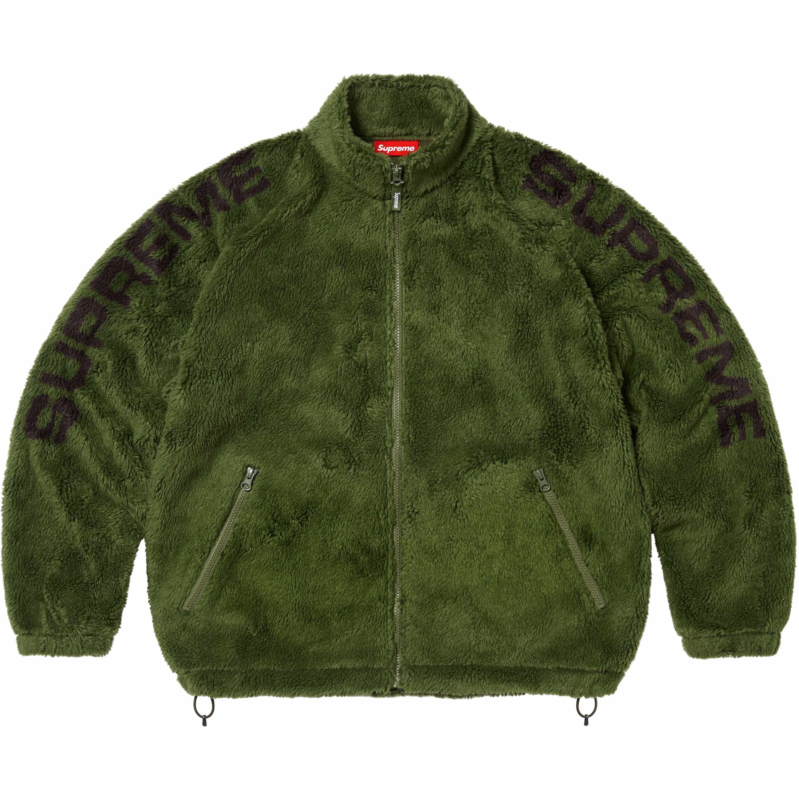 Shoulder Logo Fleece Jacket view 4